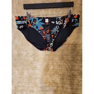 Sexy Classy Floral Women Swimsuit Bikini Bottoms Size XXL